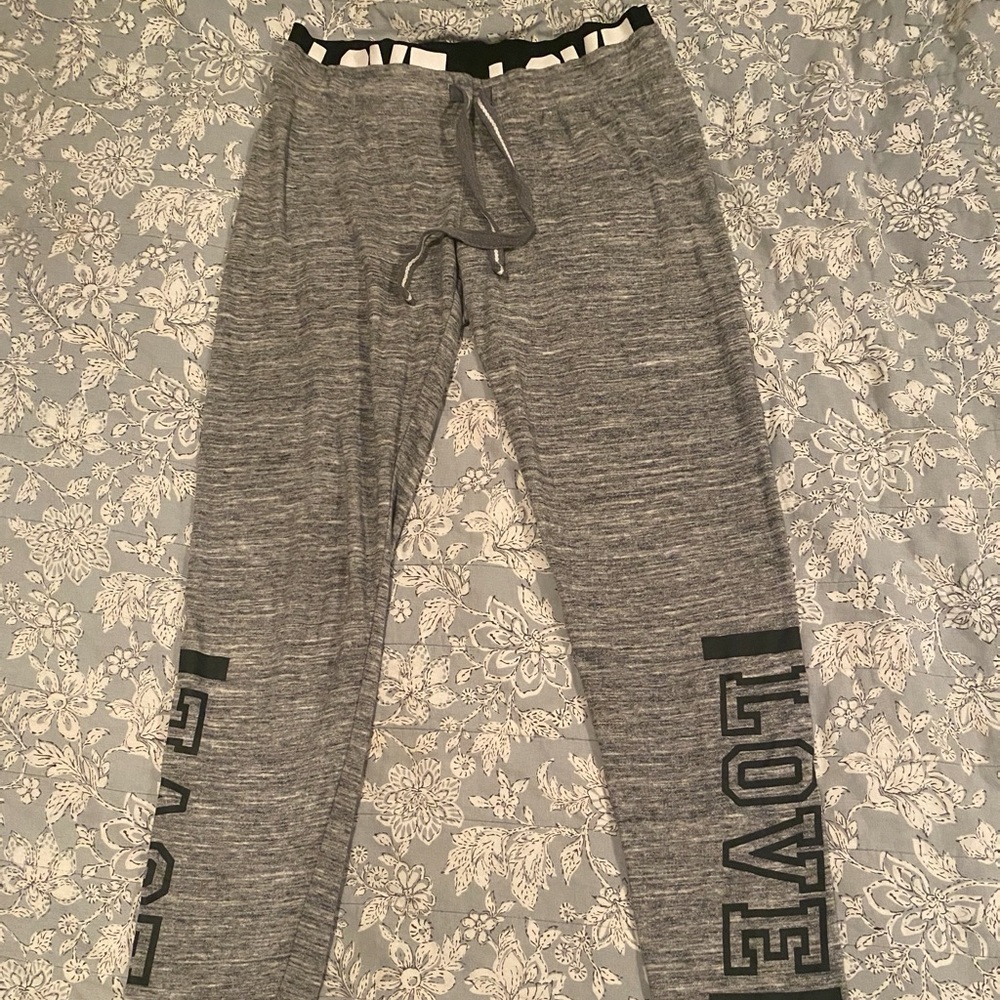 “Love” joggers